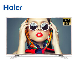Haier 海尔 LQ49S81 49英寸 曲面 4K液晶电视