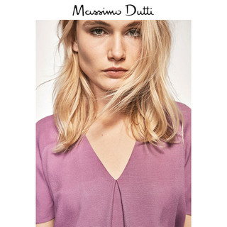 Massimo Dutti 06848856612 女士拼接T恤