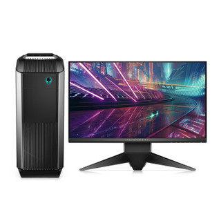 ALIENWARE 外星人 AuroraR6-R2828 电脑主机（i7-7700、256G+1TB、16GB、GTX1060 6GB ）+AW2518H 24.5英寸 TN电竞显示器（240Hz、1ms、G-Sync、3D Vision）