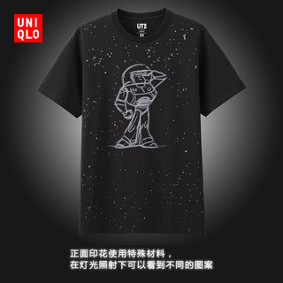 UNIQLO 优衣库 193278 U系列 REFLECTIVE PRINT 男士反光印花T恤