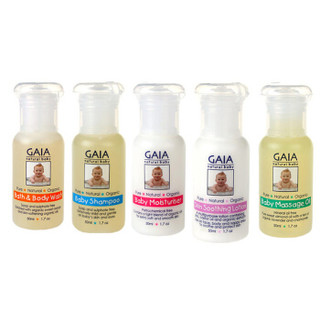 GAIA 婴儿迷你洗浴套装 50ml*5瓶