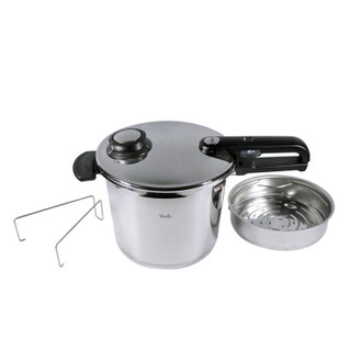 Fissler 菲仕乐 味达维皇家系列 304不锈钢压力锅带原装蒸屉 4.5L