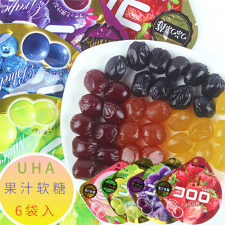 UHA 悠哈 果汁软糖 4口味混合装 52g*4袋