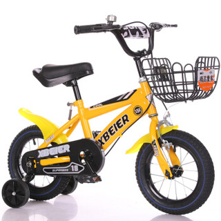  XBEIER 12寸 儿童车自行车 珍珠白