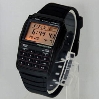 CASIO 卡西欧 EAW-DBC-32-1AV 41mm 男士电子手表 灰盘 黑色树脂表带  方形