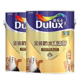 Dulux 多乐士 金装防水无添加墙面漆 5L*2桶 + 底漆 5L*1桶