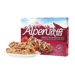 Alpen 欧倍 蔓越莓覆盆子酸乳味 什锦谷物棒 五条装*3盒