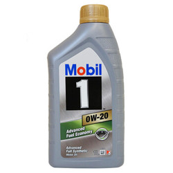 Mobil 美孚 1号 SN 0W-20 全合成机油 1L 法国原装进口 *8件