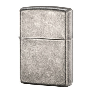 ZIPPO 之宝 芝宝 防风打火机 仿古银 121FB套装（火机+小油133ml+火石6粒装）