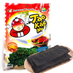 老板仔(Tao Kae Noi)海苔香辣味 泰国原装进口 脆紫菜 休闲零食 大包装32g *10件