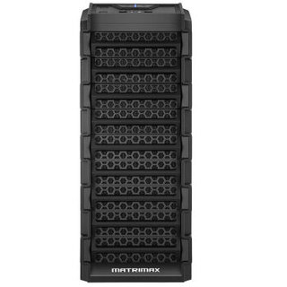 MatriMax 极限矩阵 猎豹V3Pro 台式游戏电脑（I5-7400 8G DDR4 1TB+128G SSD GTX1050Ti 4G独显)