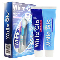 White Glo 日夜美护 牙膏 套装(日用100g+夜用85g+牙刷1支)
