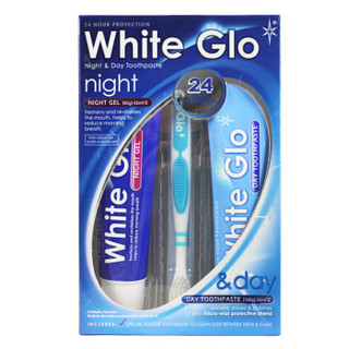 White Glo 日夜美护 牙膏 套装（日用100g+夜用85g+牙刷1支）