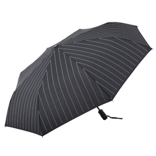 MAYDU 美度 M3316 绅士条纹男士商务雨伞  黑色