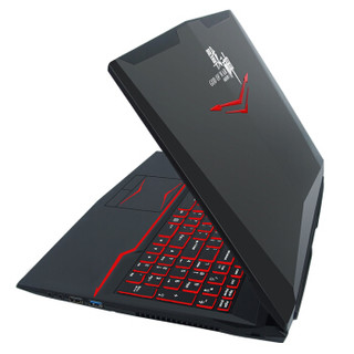 Hasee 神舟 战神 T6Ti-X5 15.6英寸 笔记本电脑 (黑色、酷睿i5-7300HQ、8GB、128GB SSD+1TB HDD、GTX 1050Ti 4G)