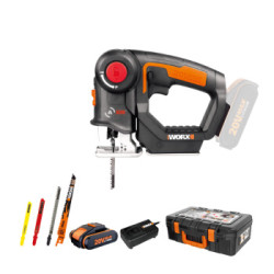 WORX 威克士 WX550 锂电多功能曲线锯 塑盒 标配
