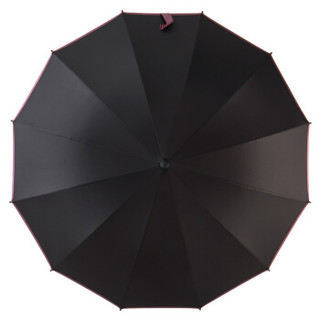 美度（MAYDU）圆美系列12K防风雨伞长柄男士商务加大晴雨伞 M1120紫色