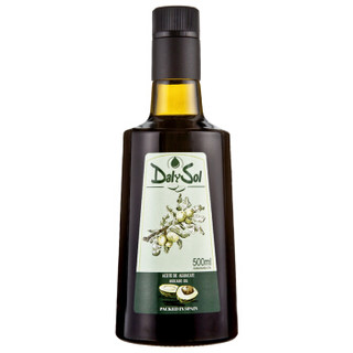 有券的上：西班牙原装进口 黛尼（DalySol）低温初榨牛油果油(鳄梨油)铁罐装500ml(250ml*2)食用油