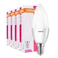 OSRAM 欧司朗 LED灯泡磨砂烛泡 4.5W 四只装