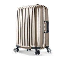 BINHAO 宾豪 1549KA 万向轮拉杆箱 20英寸 浅金色