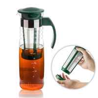 HARIO 哈里欧 HCC-12DG 带柄玻璃冷热两用壶 1200ml