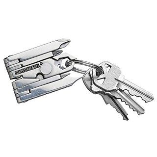 Swiss+Tech 瑞士科技 ST53500 抛光不锈钢 19合一钥匙链工具礼盒装