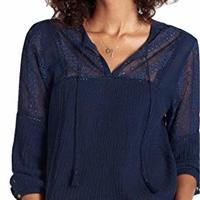 LUCKY BRAND Eyelet Peasant 女士上衣