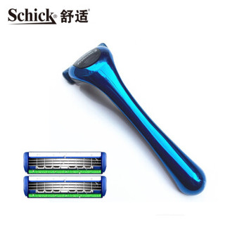  Schick 舒适 捍将3剃须刀 含2刀头