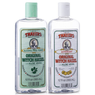 THAYERS 津尔氏 爽肤水组合（精纯芦荟和经典活颜组合）355ml*2瓶