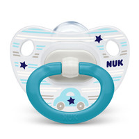 NUK 印花硅胶安抚奶嘴 (2号、6个月以上)