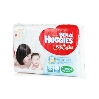 HUGGIES 好奇 3D Plus Premier系列 纸尿裤 S64片 男宝宝