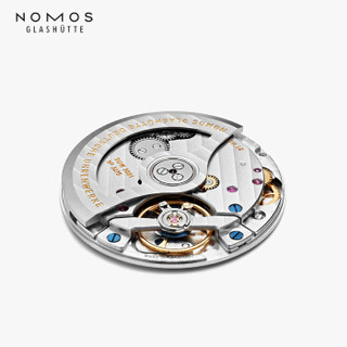 NOMOS Tangente系列 Neomatik 175 男士自动机械腕表 35mm 白色 黑色 马皮