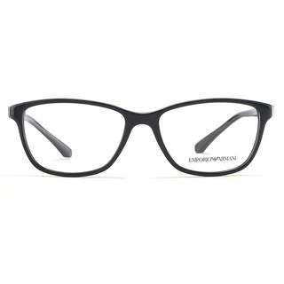EMPORIO ARMANI 阿玛尼 板材框架眼镜EA3099F+依视路1.552非球面钻晶A+树脂镜片