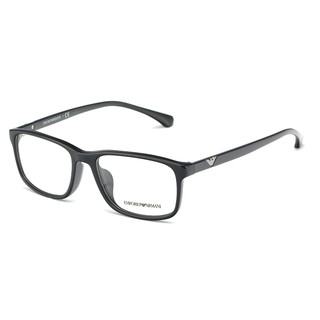 EMPORIO ARMANI 阿玛尼 板材框架眼镜EA3099F+依视路1.552非球面钻晶A+树脂镜片
