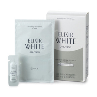 ELIXIR 怡丽丝尔 WHITE 净白新纯化速效面膜 6片