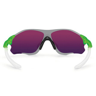 Oakley 欧克利 Evzero运动系列 超轻太阳镜 OO9313-0738 绿色渐变镜框红色镜面镀膜