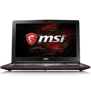 msi 微星 GP62MVR 7RF-433CN 15.6英寸游戏本（i7-7700HQ、8GB、256GB+1TB、GTX1060）