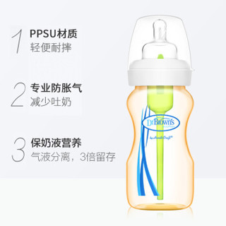 Dr Brown's 布朗博士WB0210 新生儿防胀气婴儿奶瓶 （150ml+270ml） 