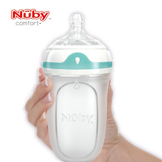 Nuby 努比 宽口径硅胶奶瓶 250ml