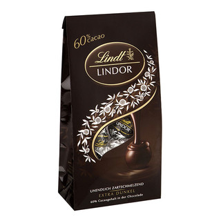 Lindt 瑞士莲 Lindor 60%可可软心黑巧克力球 136g