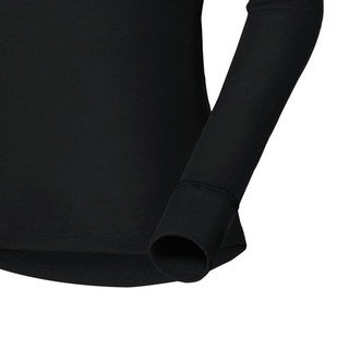odlo 奥递乐 152001 Original Warm 女子半拉链长袖T恤 黑色