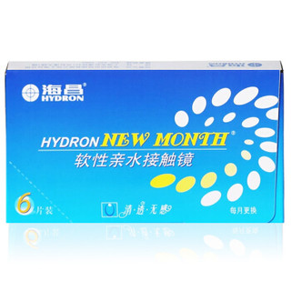 HYDRON 海昌 New Month 新月抛 隐形眼镜 6片