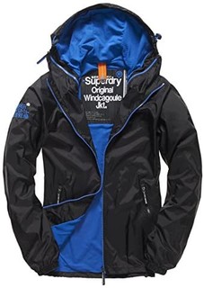 Superdry 极度干燥 M50011ZNF2 男士双拉链带帽防风风衣外套 