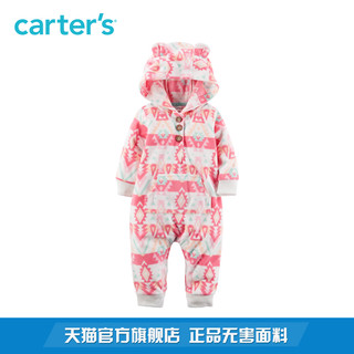  Carter's 女幼童长袖连体衣 粉色 80