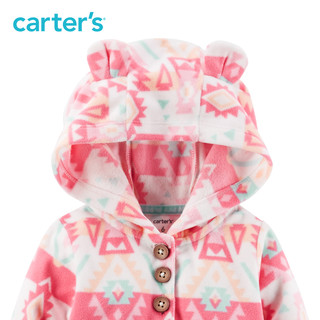  Carter's 女幼童长袖连体衣 粉色 80