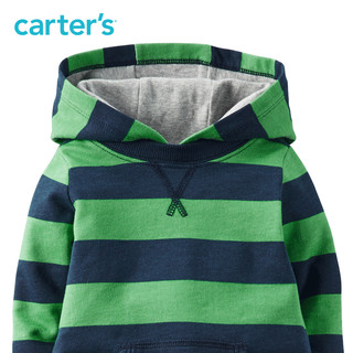  Carter's 118G650 婴儿长袖连体衣 绿色条纹