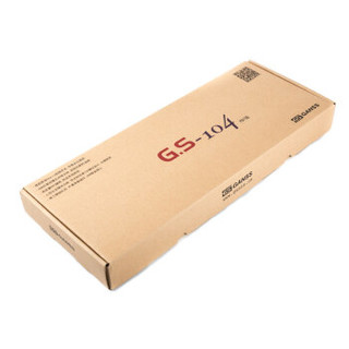 GANSS GS104 法拉利 机械键盘（PBT双色版）