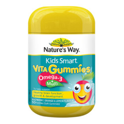 Nature's Way 佳思敏 儿童复合维生素+鱼油DHA软糖 50粒 *2件