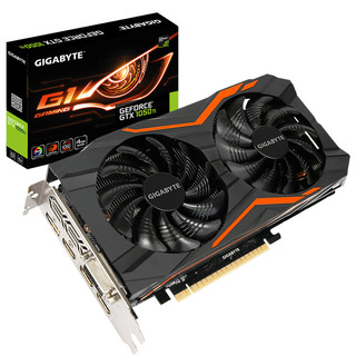 Gigabyte 技嘉 GTX1050Ti G1 Gaming 4G 游戏显卡