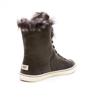 UGG australia 1008473 BLK 女士羊毛内里高帮休闲鞋